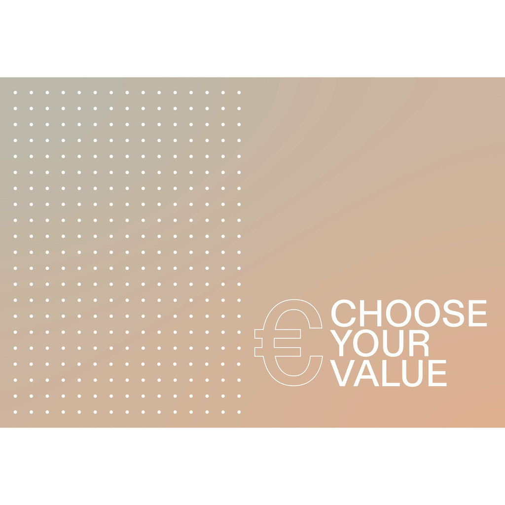 Choose value for gift card